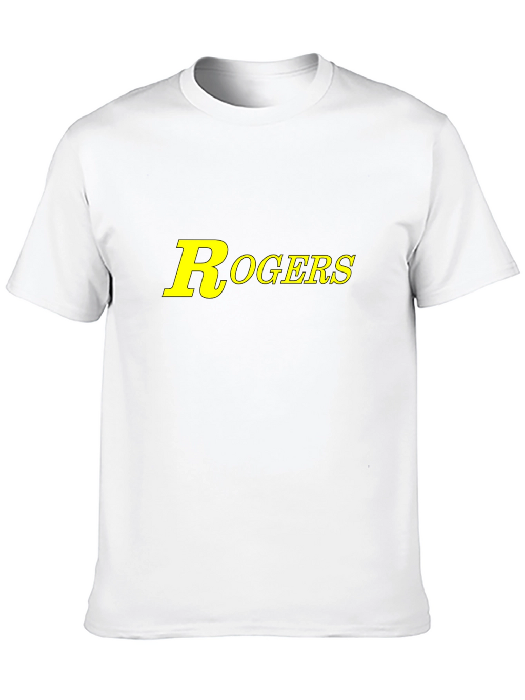 Rogers Black Cotton T-Shirt - Classic Logo Design