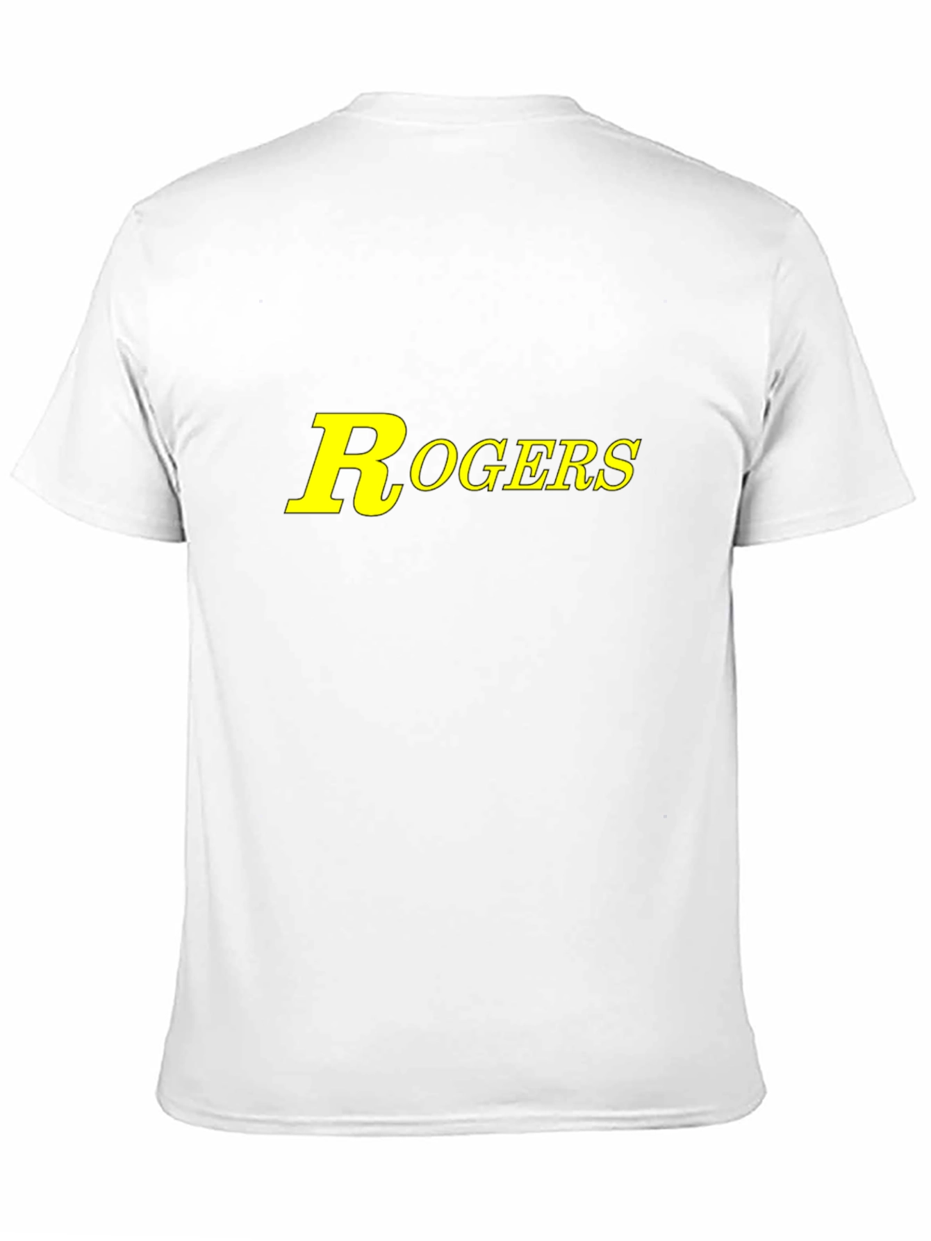 Rogers Black Cotton T-Shirt - Classic Logo Design