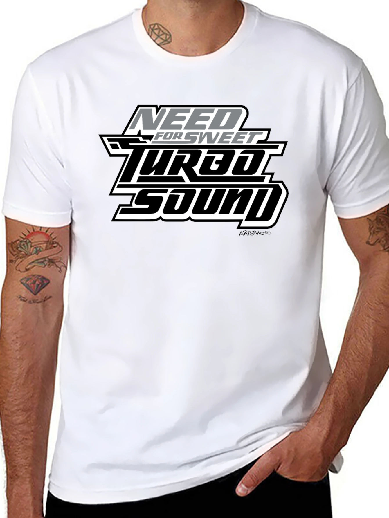 Need for Sweet Turbo Sound Black T-Shirt