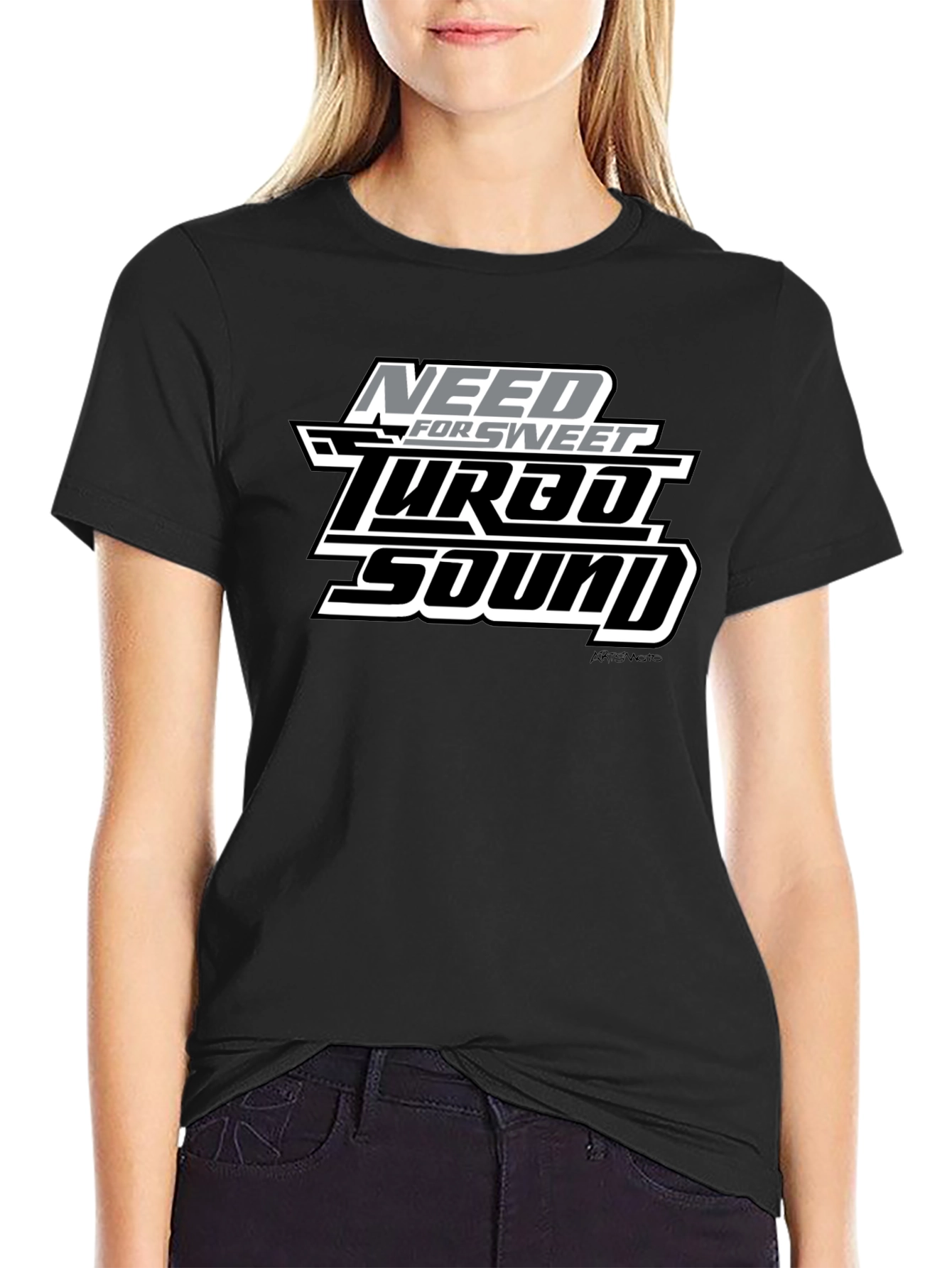 Need for Sweet Turbo Sound Black T-Shirt