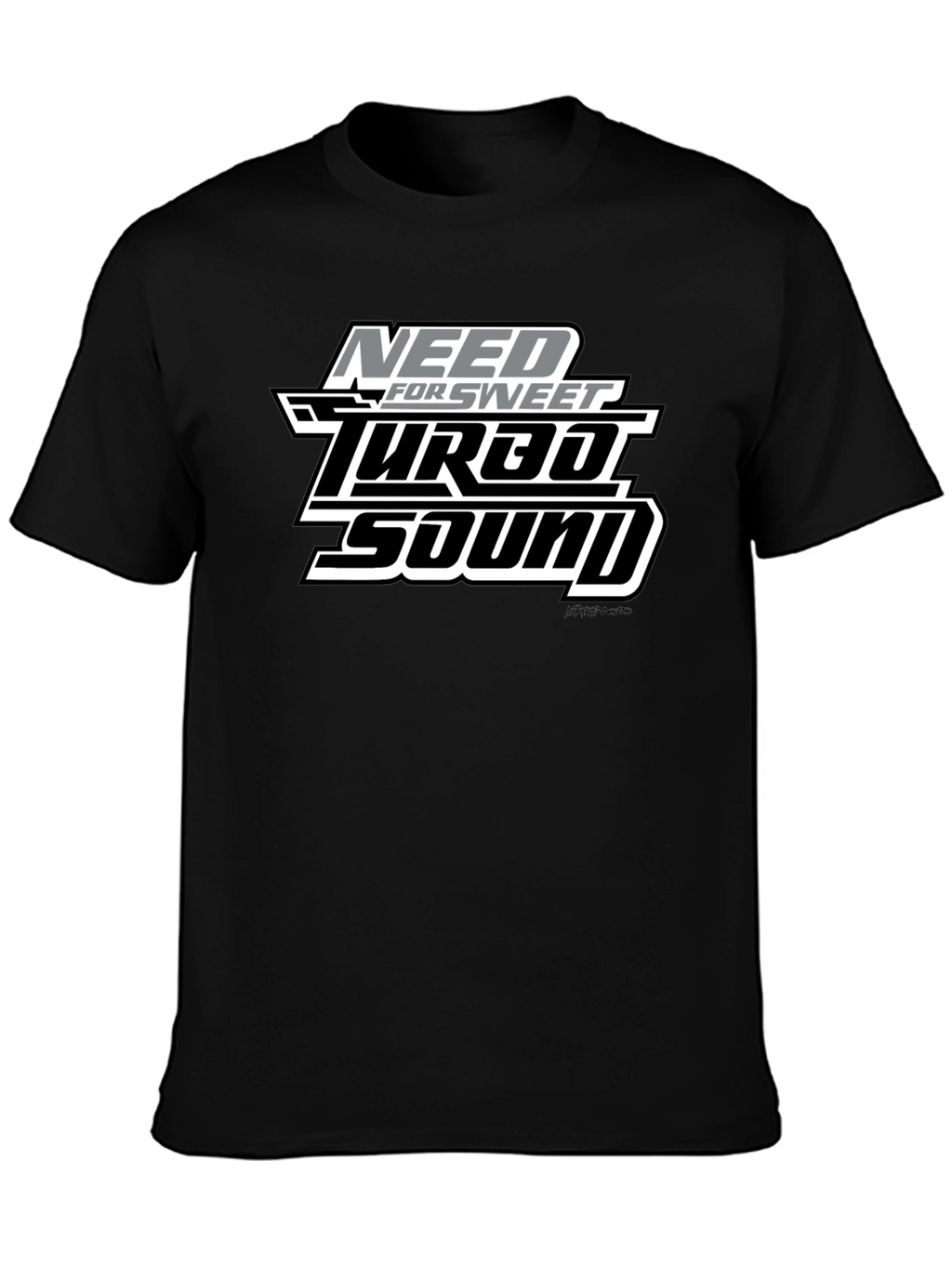 Need for Sweet Turbo Sound Black T-Shirt