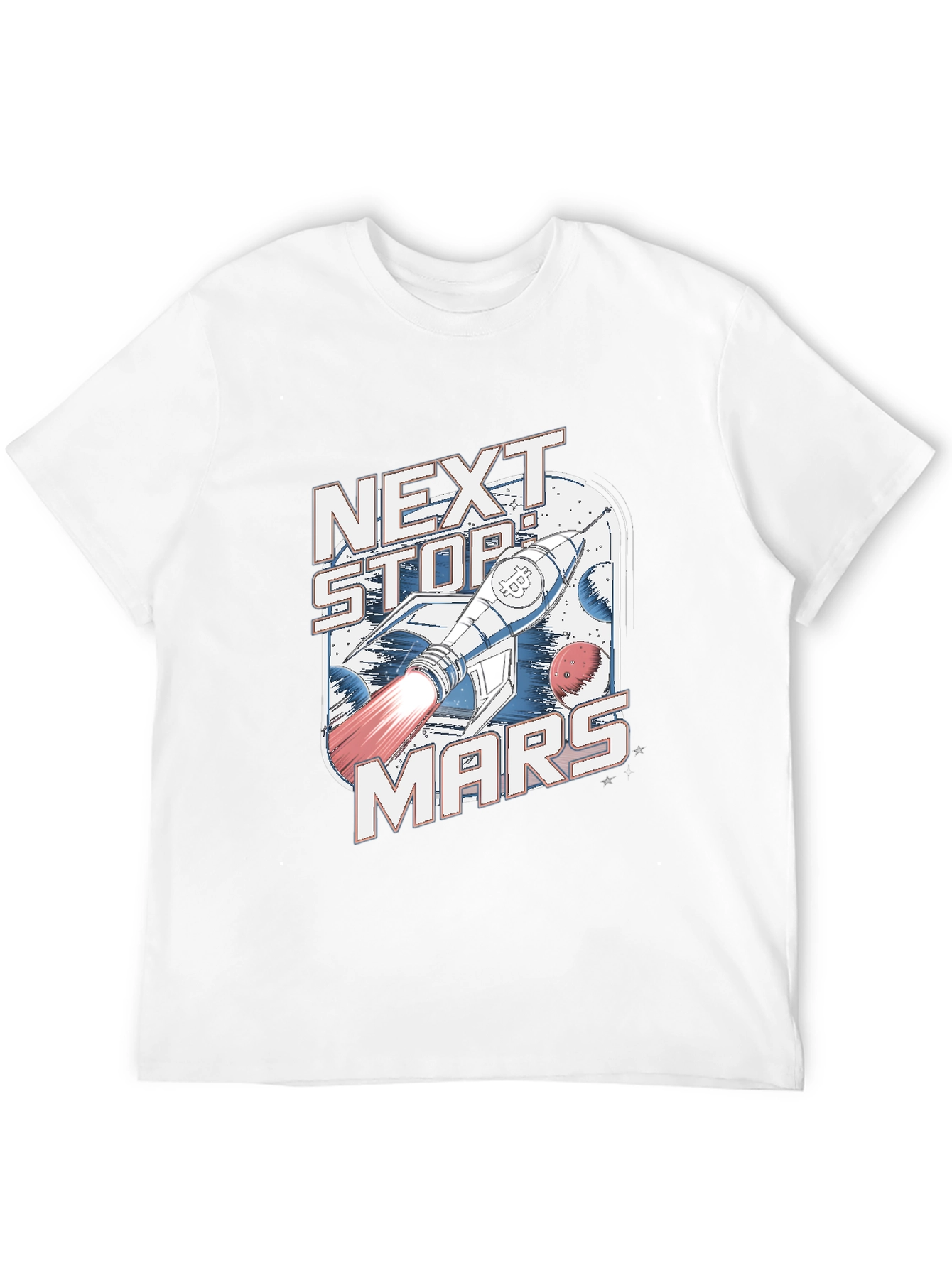 Next Stop Mars Graphic T-Shirt