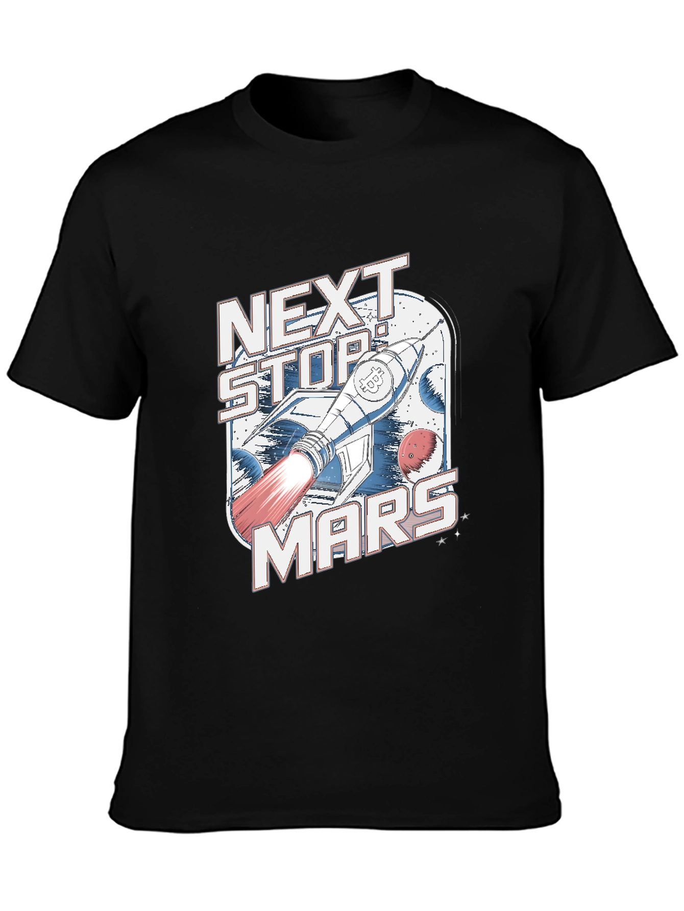 Next Stop Mars Graphic T-Shirt