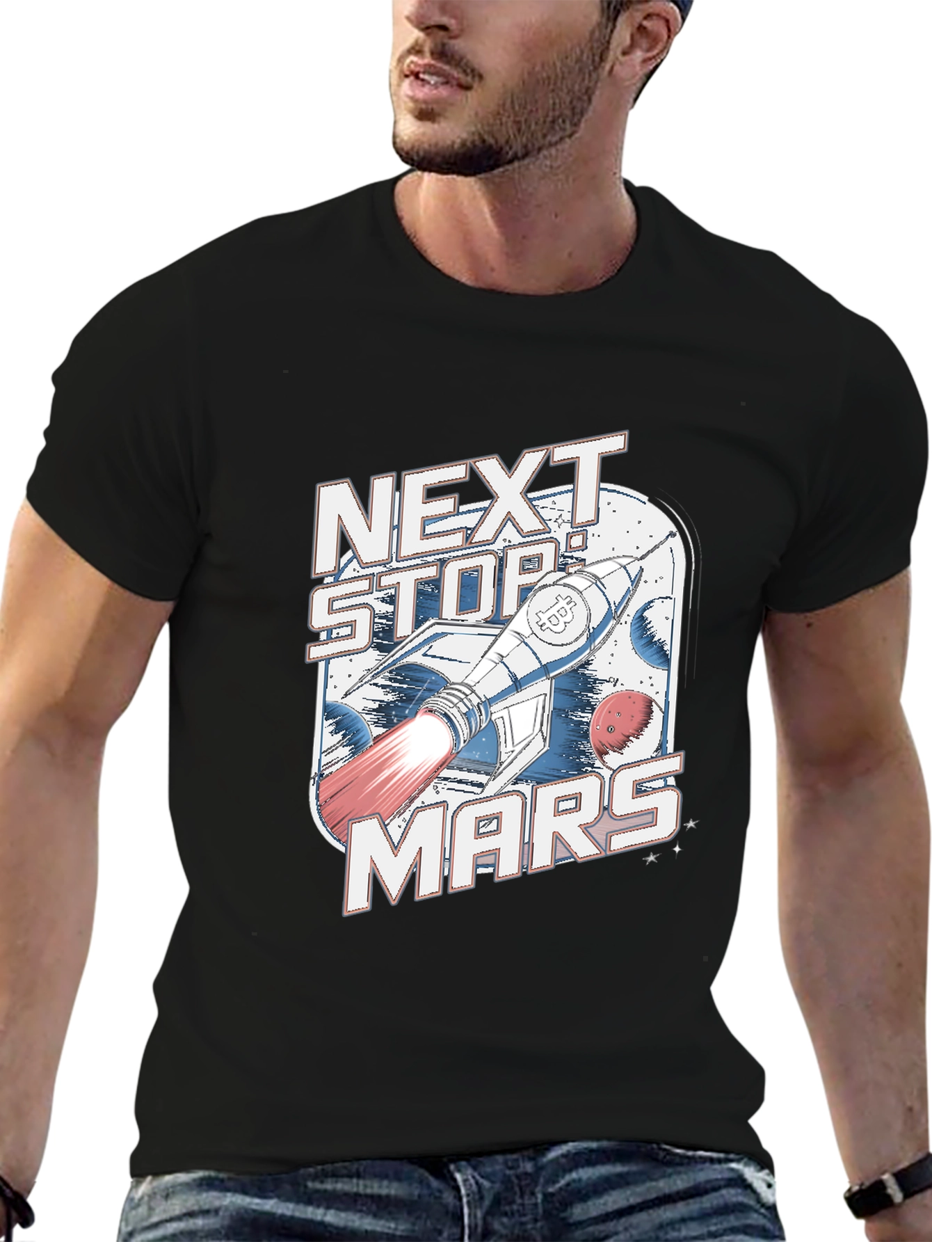 Next Stop Mars Graphic T-Shirt