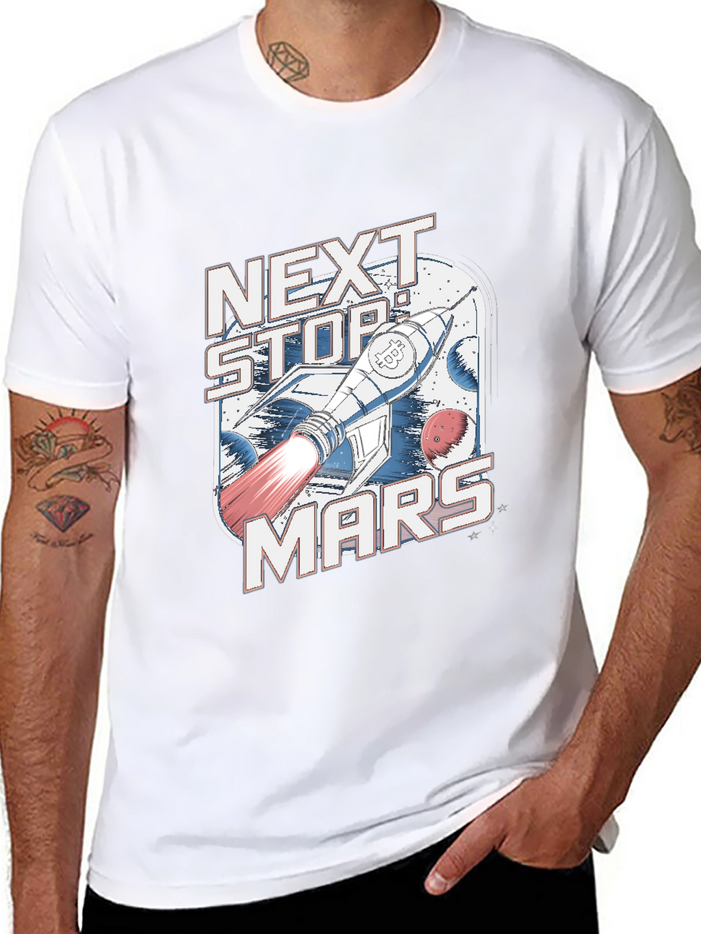 Next Stop Mars Graphic T-Shirt