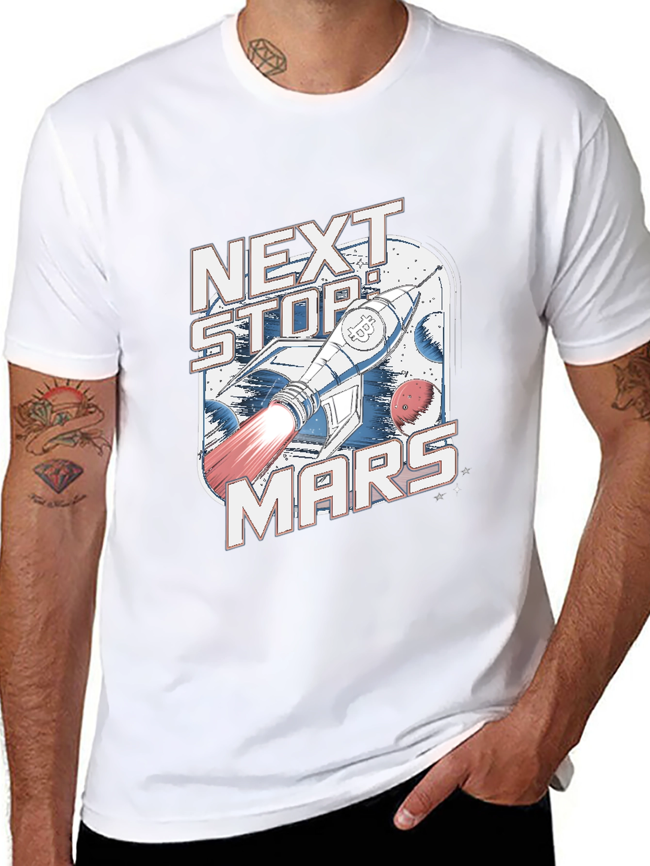 Next Stop Mars Graphic T-Shirt