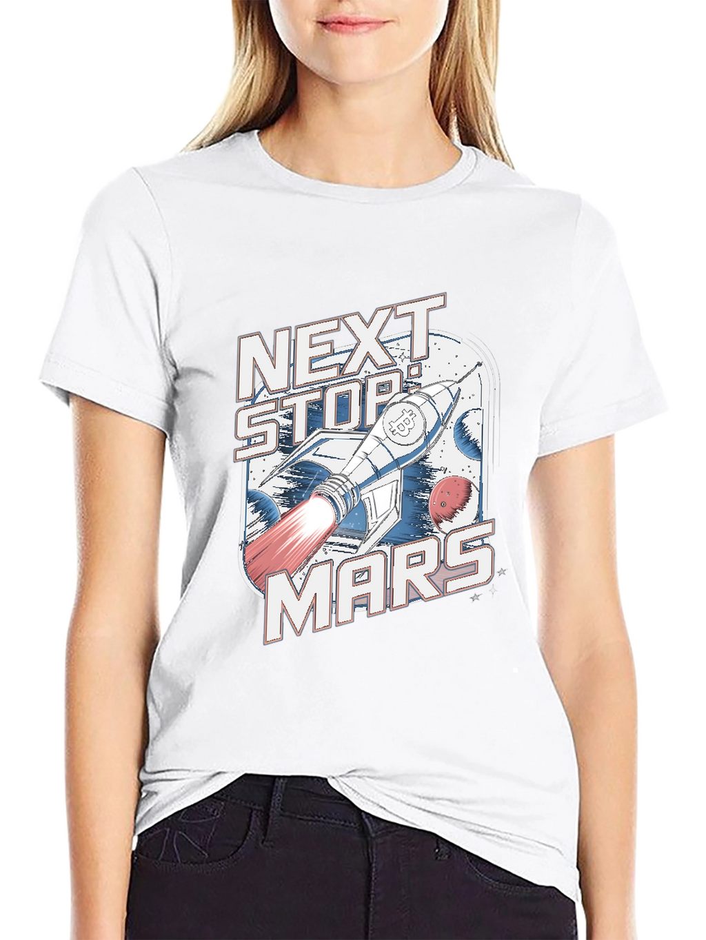 Next Stop Mars Graphic T-Shirt