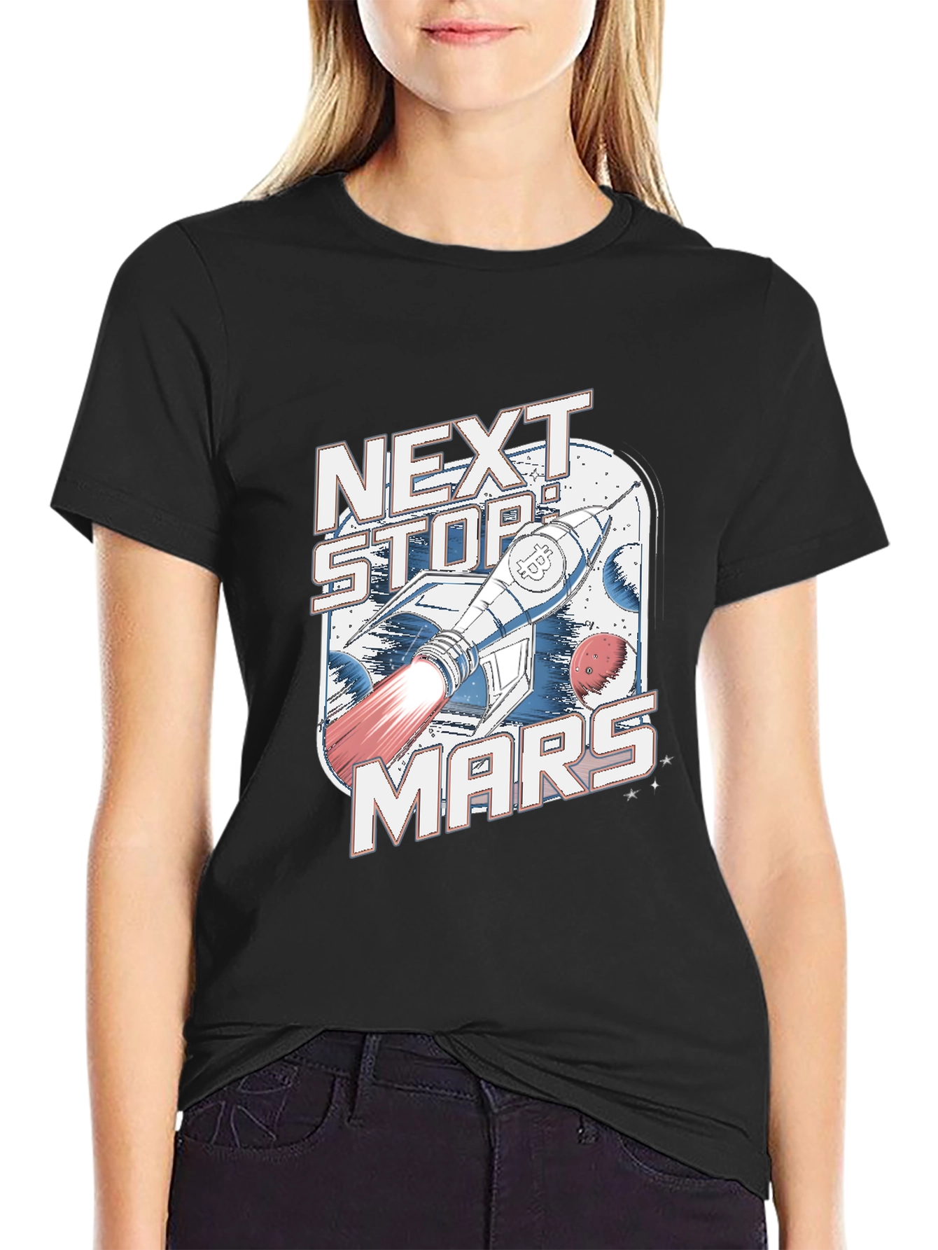 Next Stop Mars Graphic T-Shirt