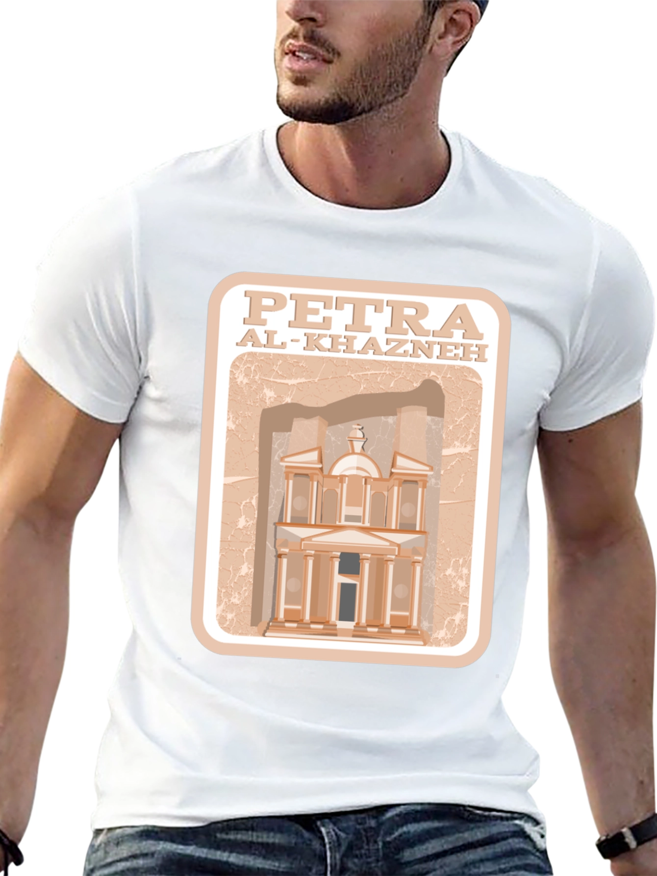 Petra Al-Khazneh Graphic T-Shirt - Travel Souvenir Tee