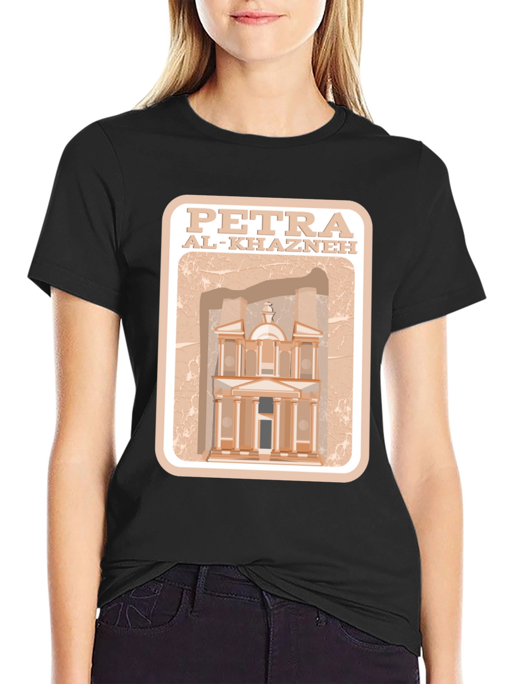 Petra Al-Khazneh Graphic T-Shirt - Travel Souvenir Tee
