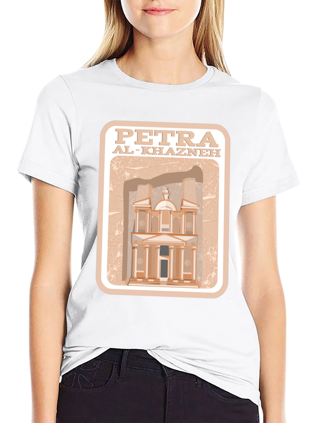 Petra Al-Khazneh Graphic T-Shirt - Travel Souvenir Tee