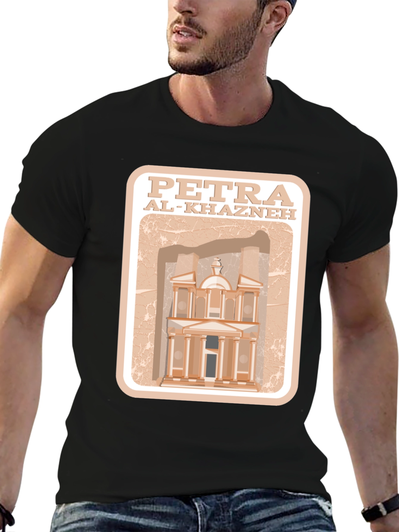 Petra Al-Khazneh Graphic T-Shirt - Travel Souvenir Tee
