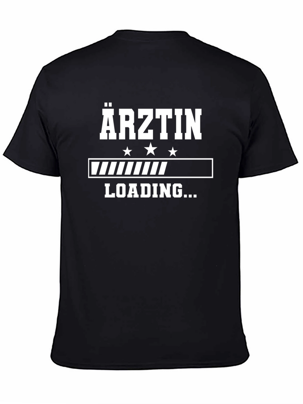 Ärztin Loading Graphic T-Shirt - Black