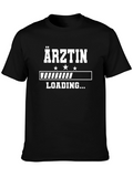 Ärztin Loading Graphic T-Shirt - Black