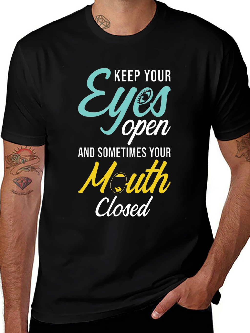 Keep Your Eyes Open Graphic Tee