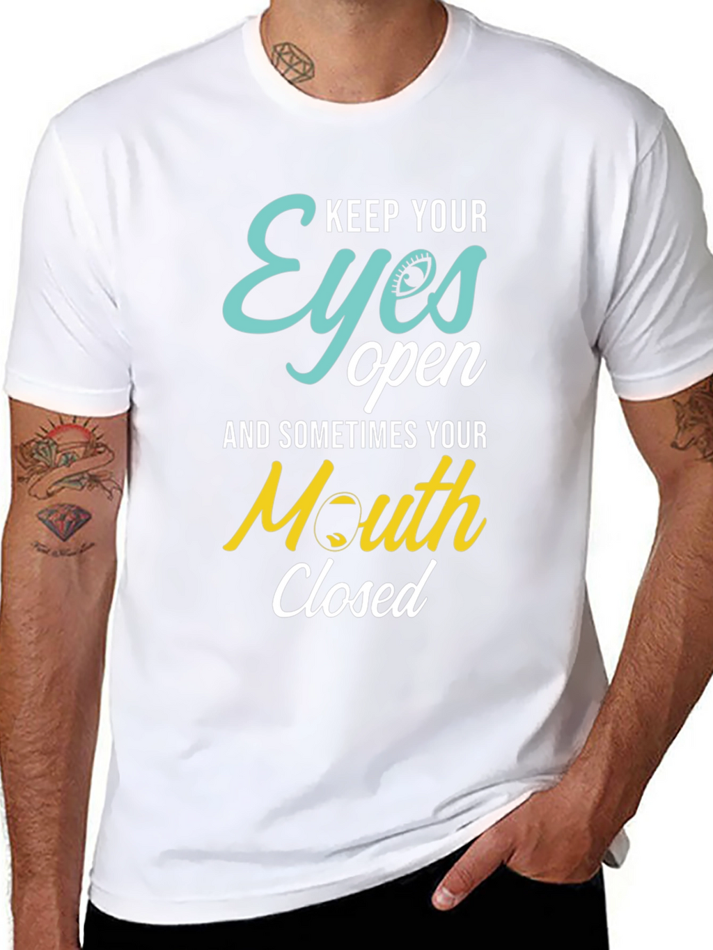 Keep Your Eyes Open Graphic Tee