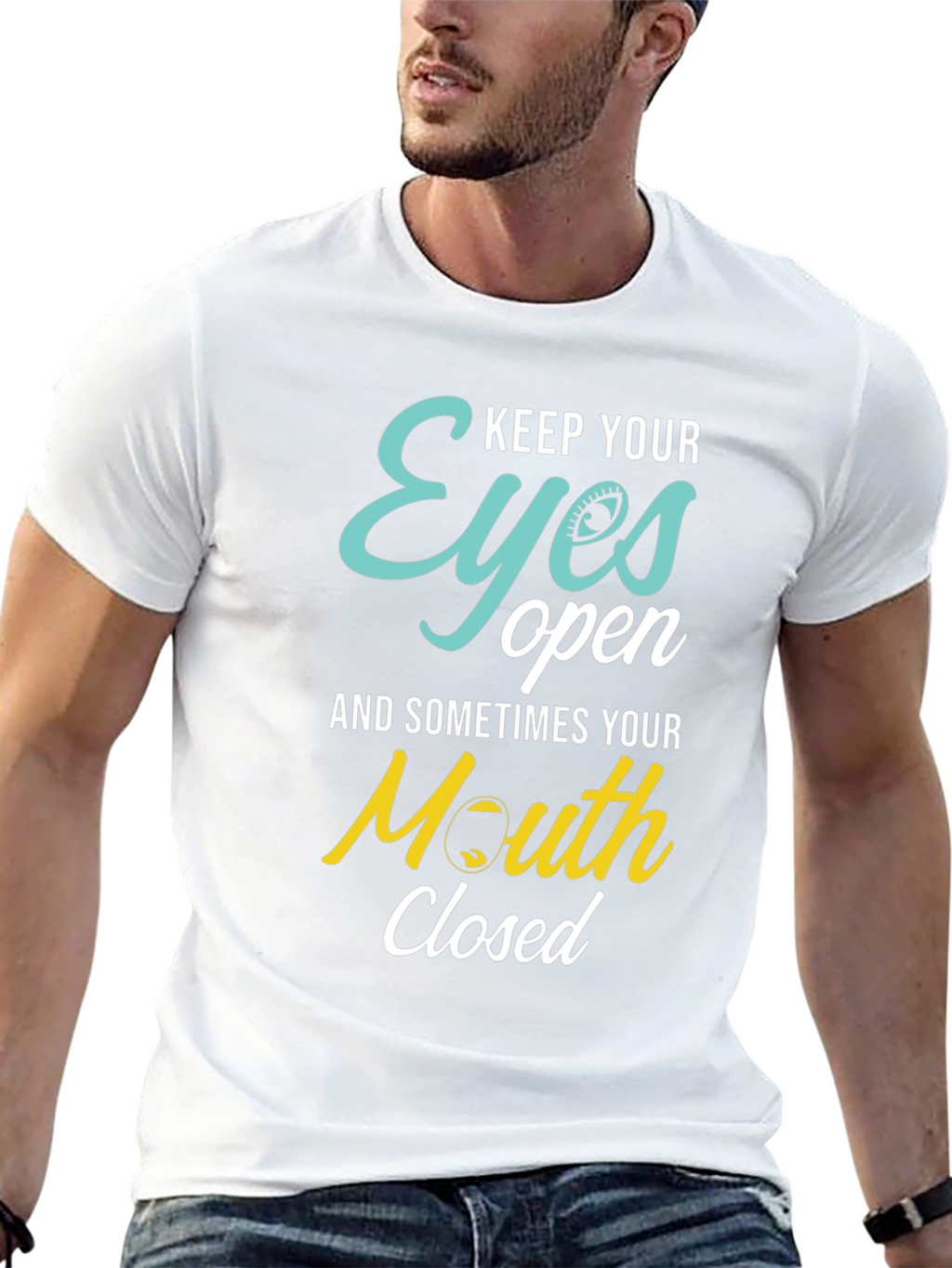 Keep Your Eyes Open Graphic Tee