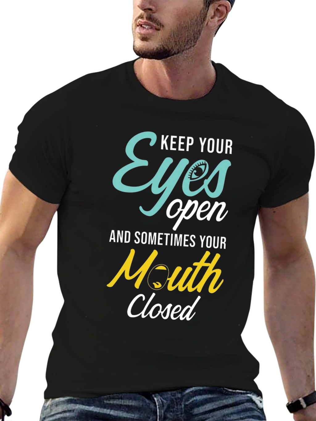 Keep Your Eyes Open Graphic Tee