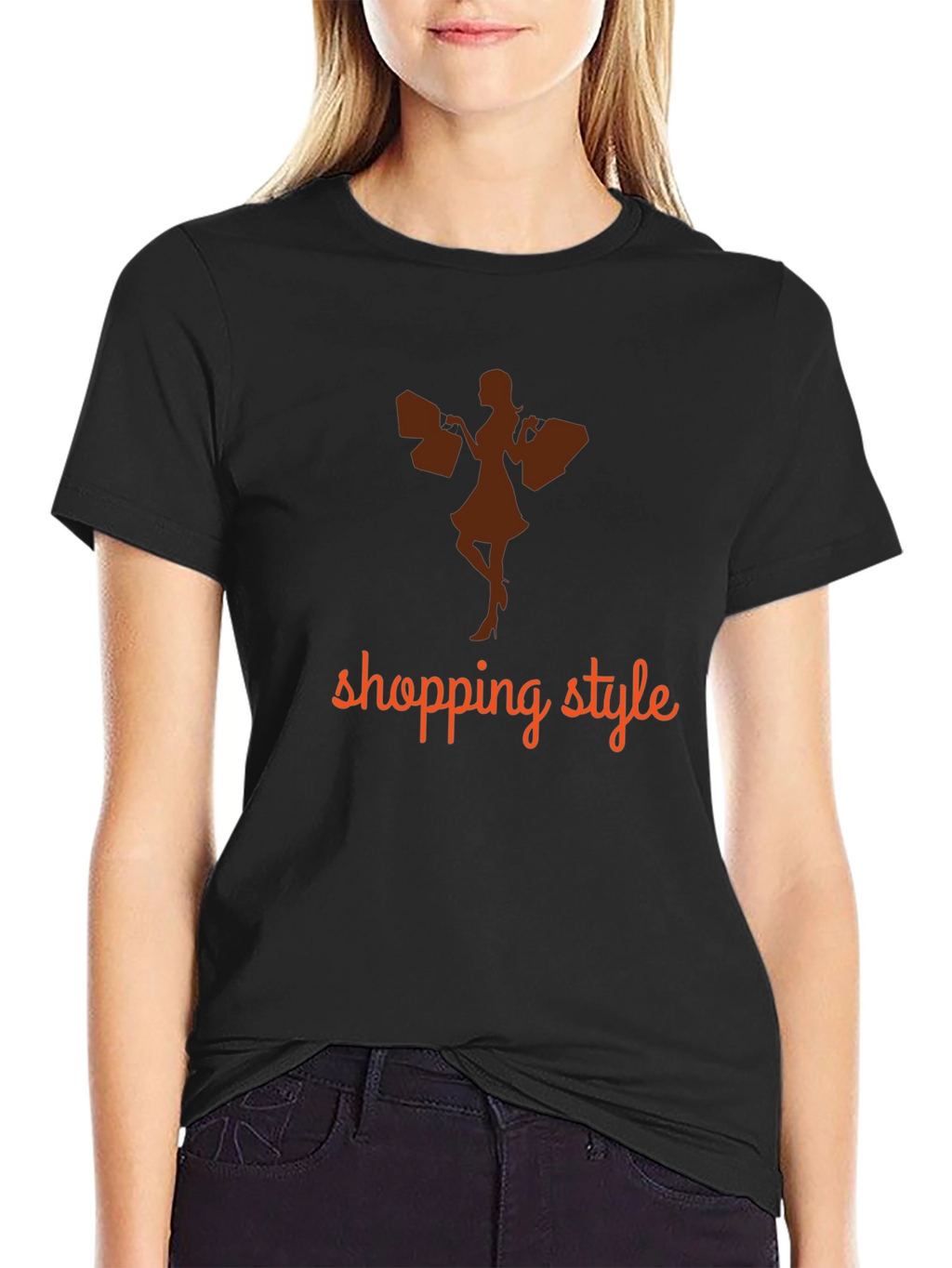 Stylish Shopping Tee - Fashion Shopper T-Shirt
