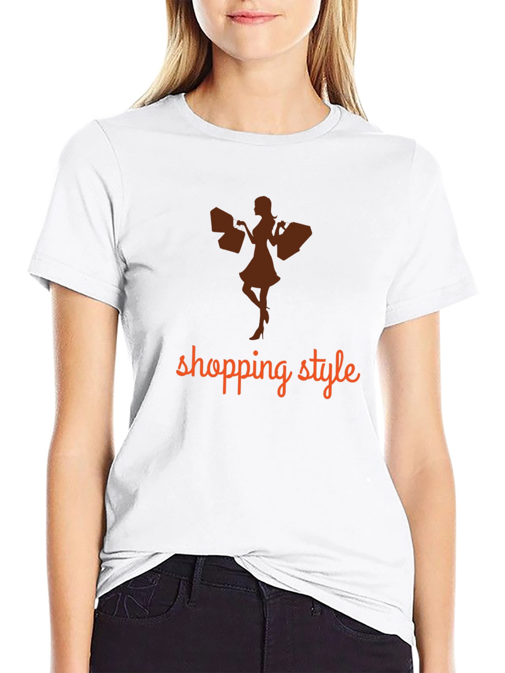 Stylish Shopping Tee - Fashion Shopper T-Shirt