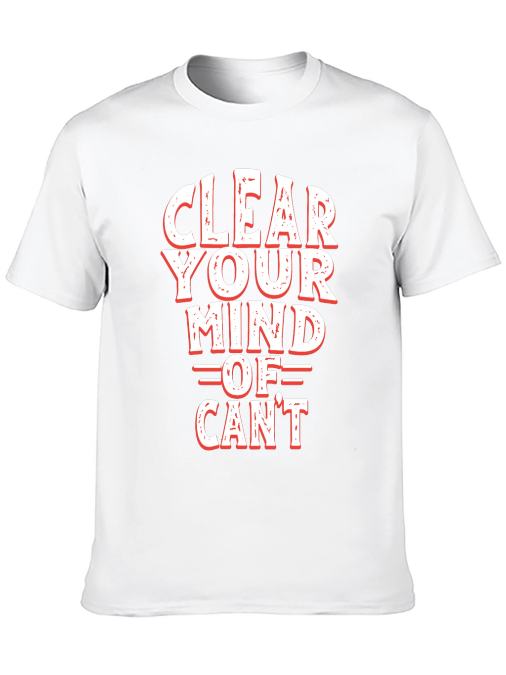 Clear Your Mind Black Graphic Tee - Motivational T-Shirt