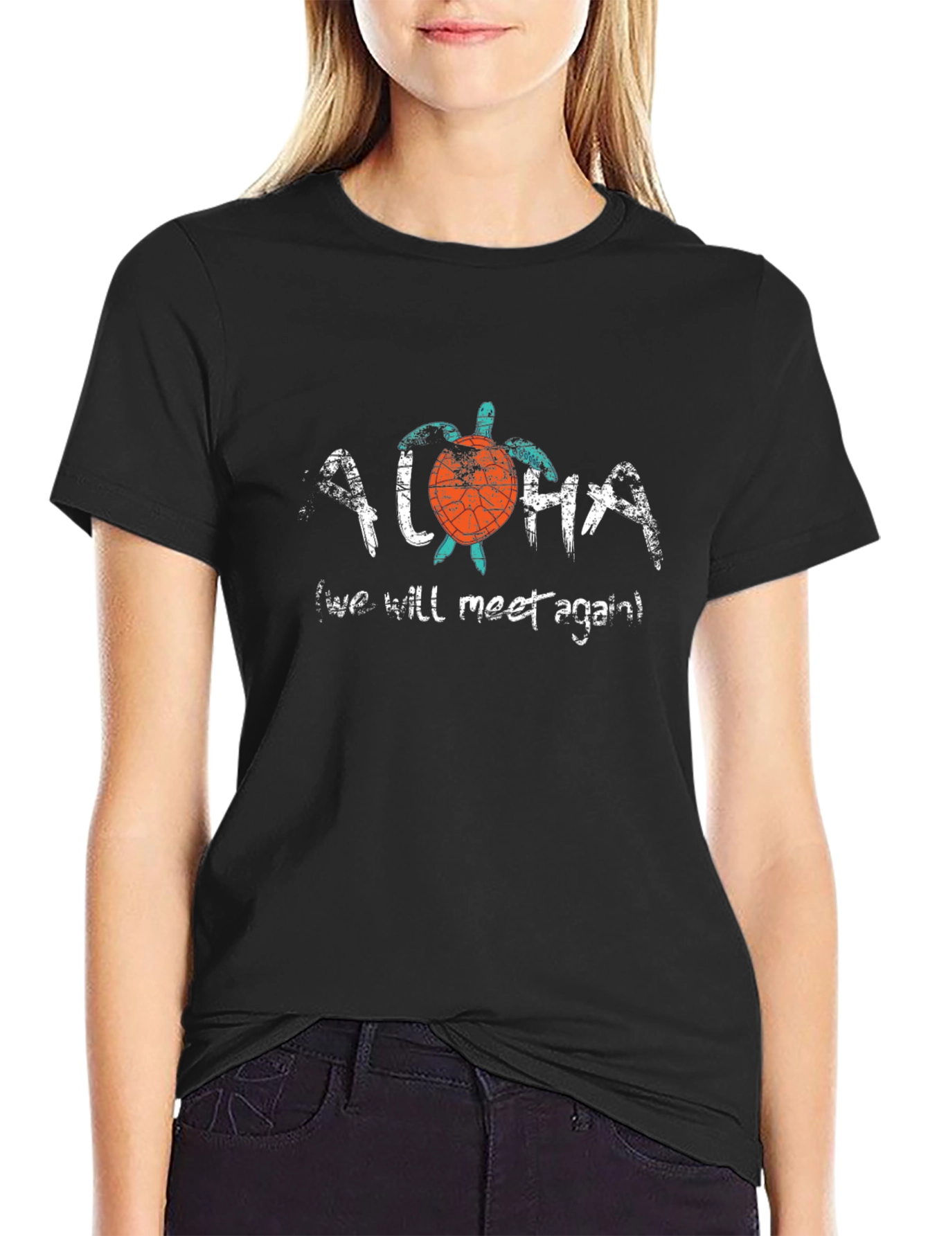 Aloha Turtle Graphic T-Shirt - Unisex Cotton Tee