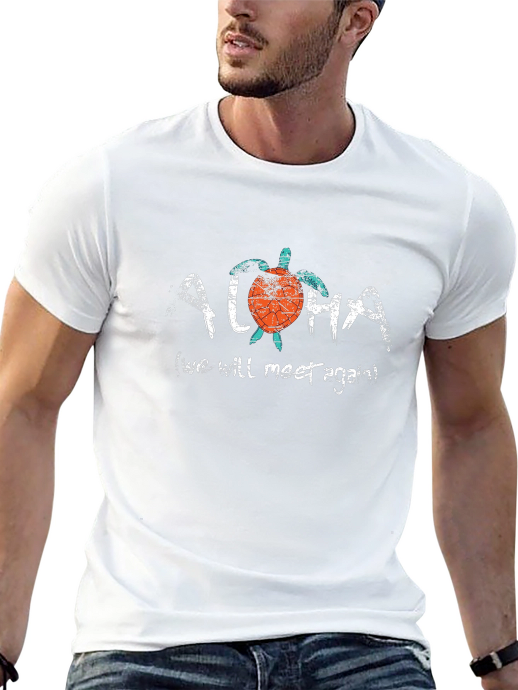 Aloha Turtle Graphic T-Shirt - Unisex Cotton Tee
