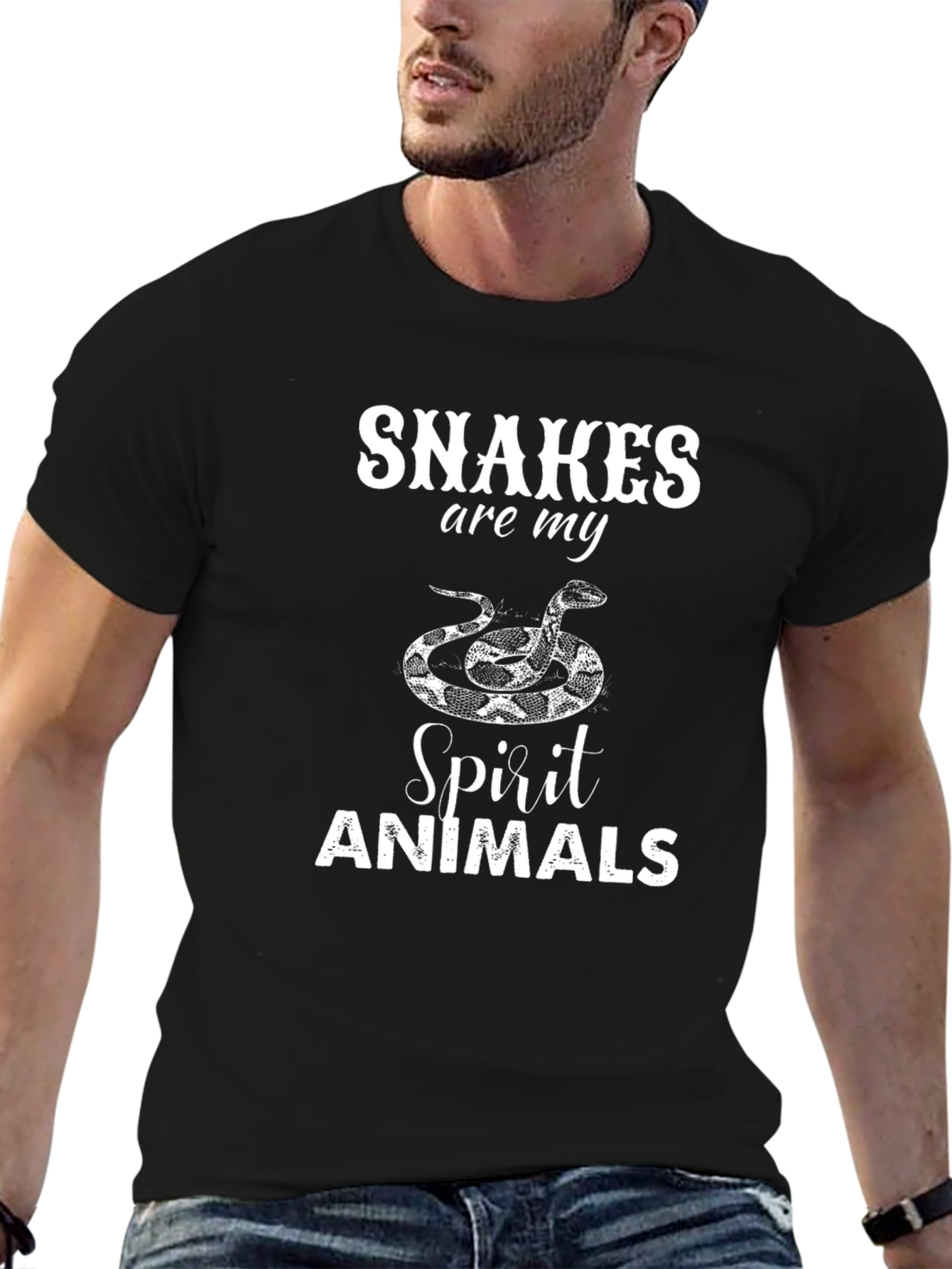 Snakes are my Spirit Animals Graphic T-Shirt