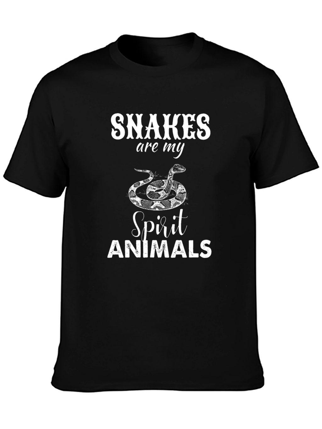 Snakes are my Spirit Animals Graphic T-Shirt