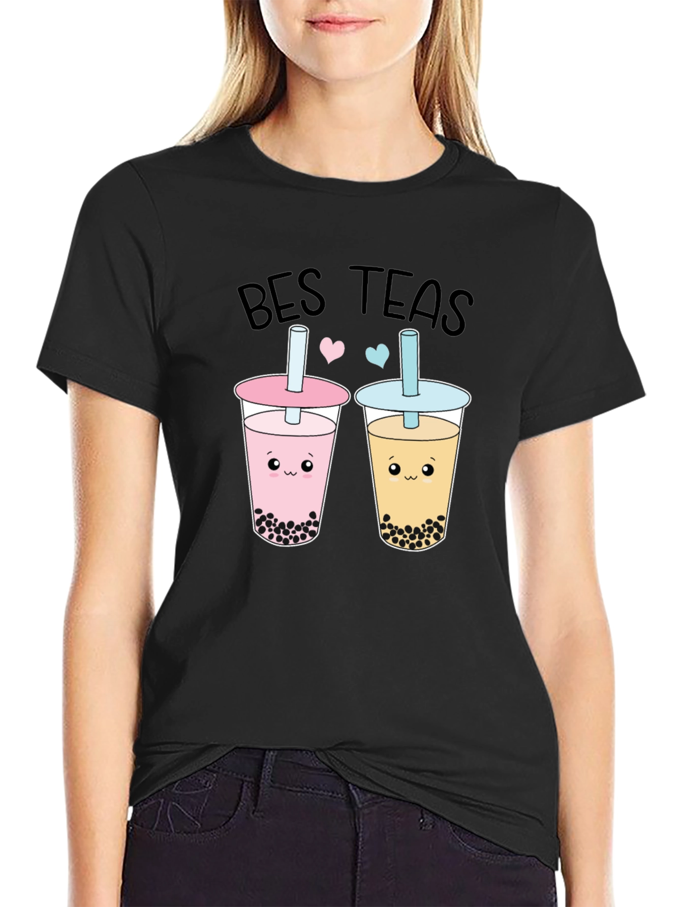 Cute Best Teas Boba Bubble Tea Graphic T-Shirt