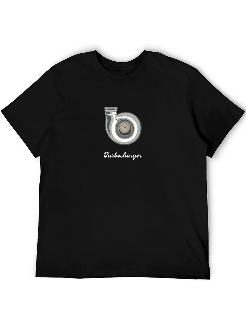 Turbocharger Graphic Tee - Black Cotton Comfort Fit