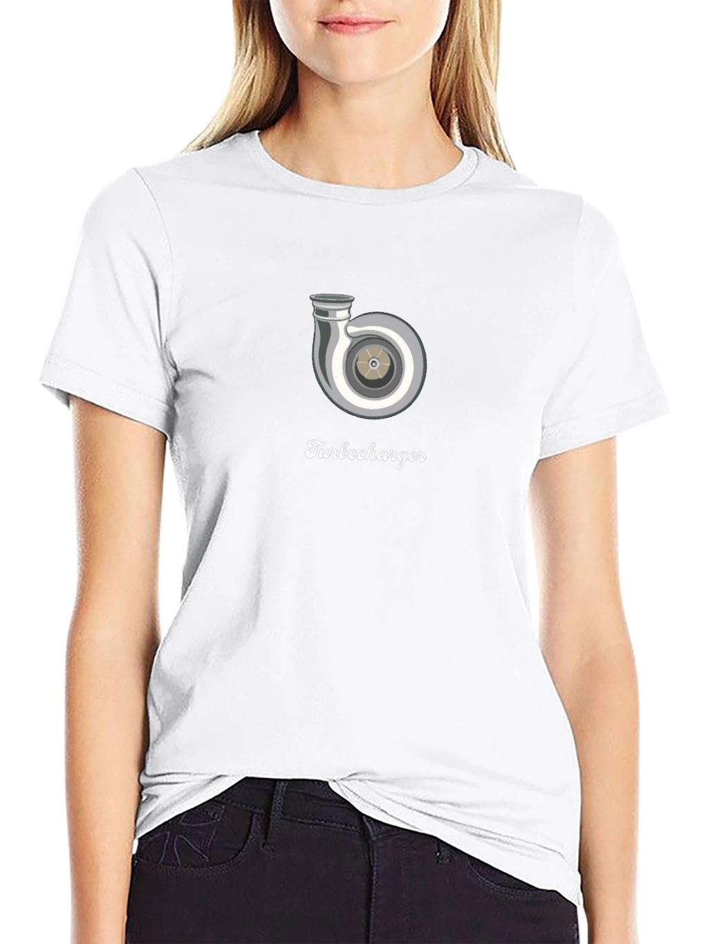 Turbocharger Graphic Tee - Black Cotton Comfort Fit