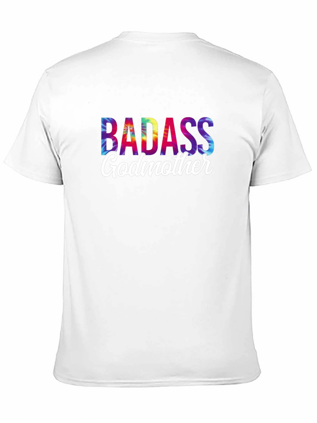Badass Godmother Tie-Dye Graphic Tee - Novelty Gift
