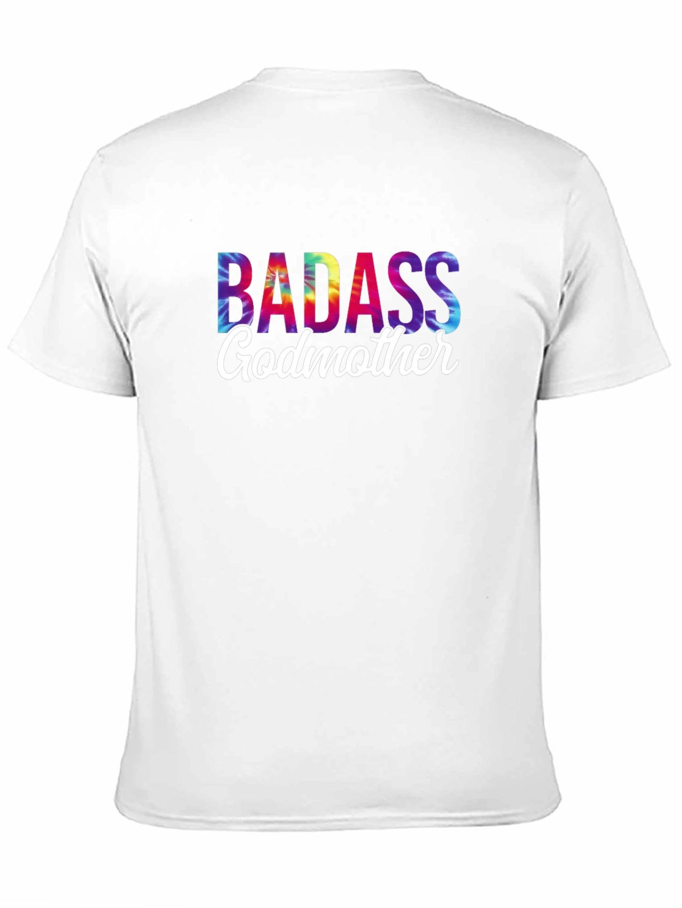 Badass Godmother Tie-Dye Graphic Tee - Novelty Gift