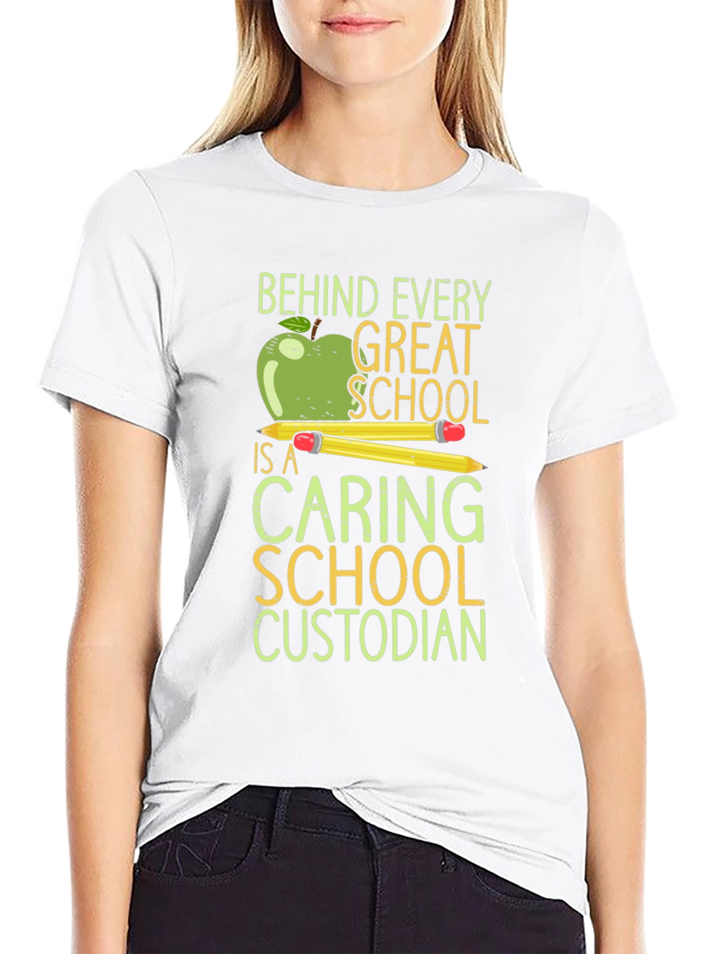 Caring School Custodian T-Shirt