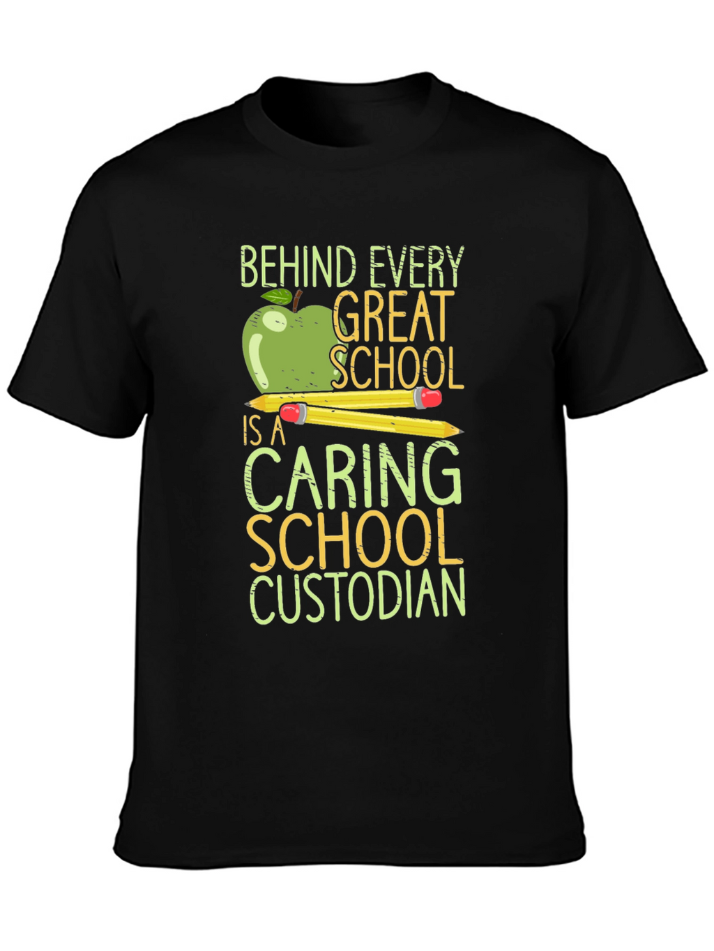 Caring School Custodian T-Shirt