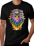 Lion Graphic Black T-Shirt