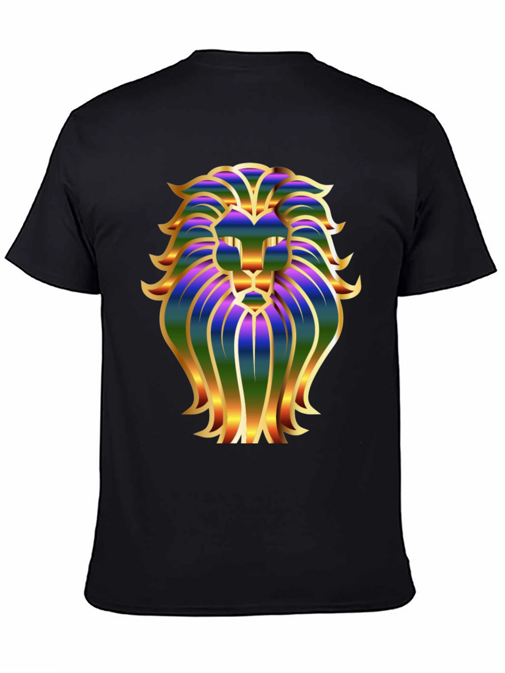 Lion Graphic Black T-Shirt