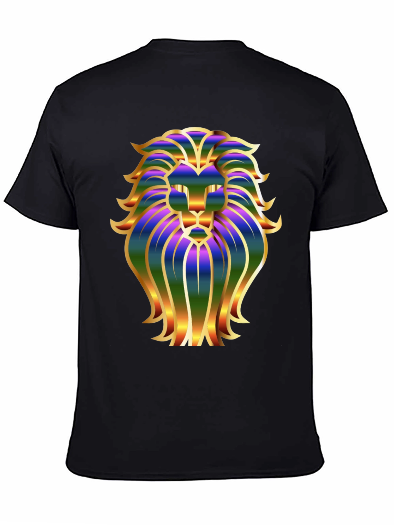 Lion Graphic Black T-Shirt