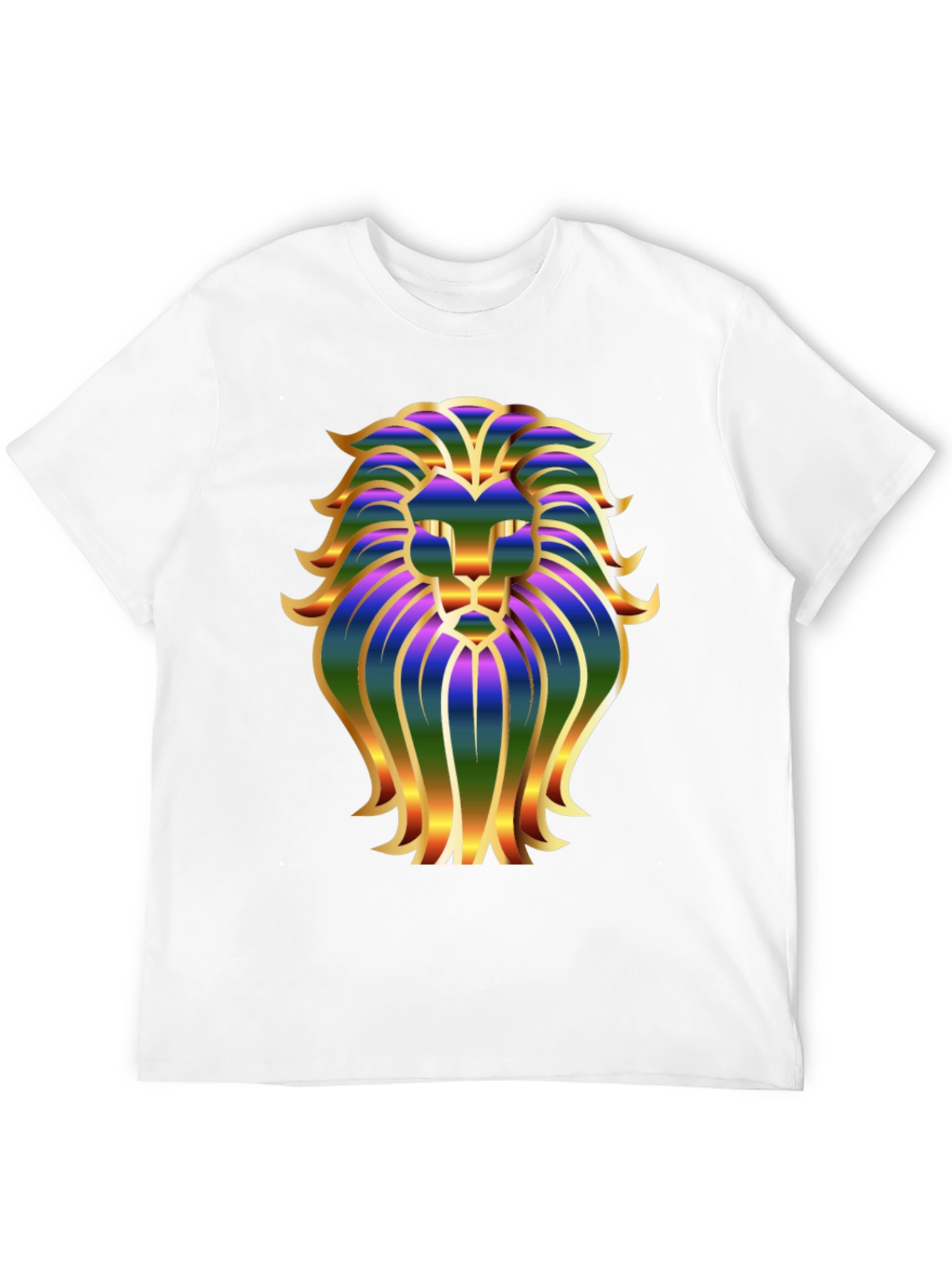 Lion Graphic Black T-Shirt