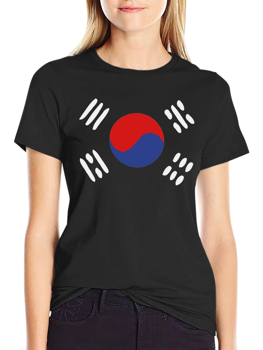 South Korea Flag Graphic T-Shirt