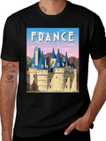 France Chateau T-Shirt - Travel Souvenir Tee