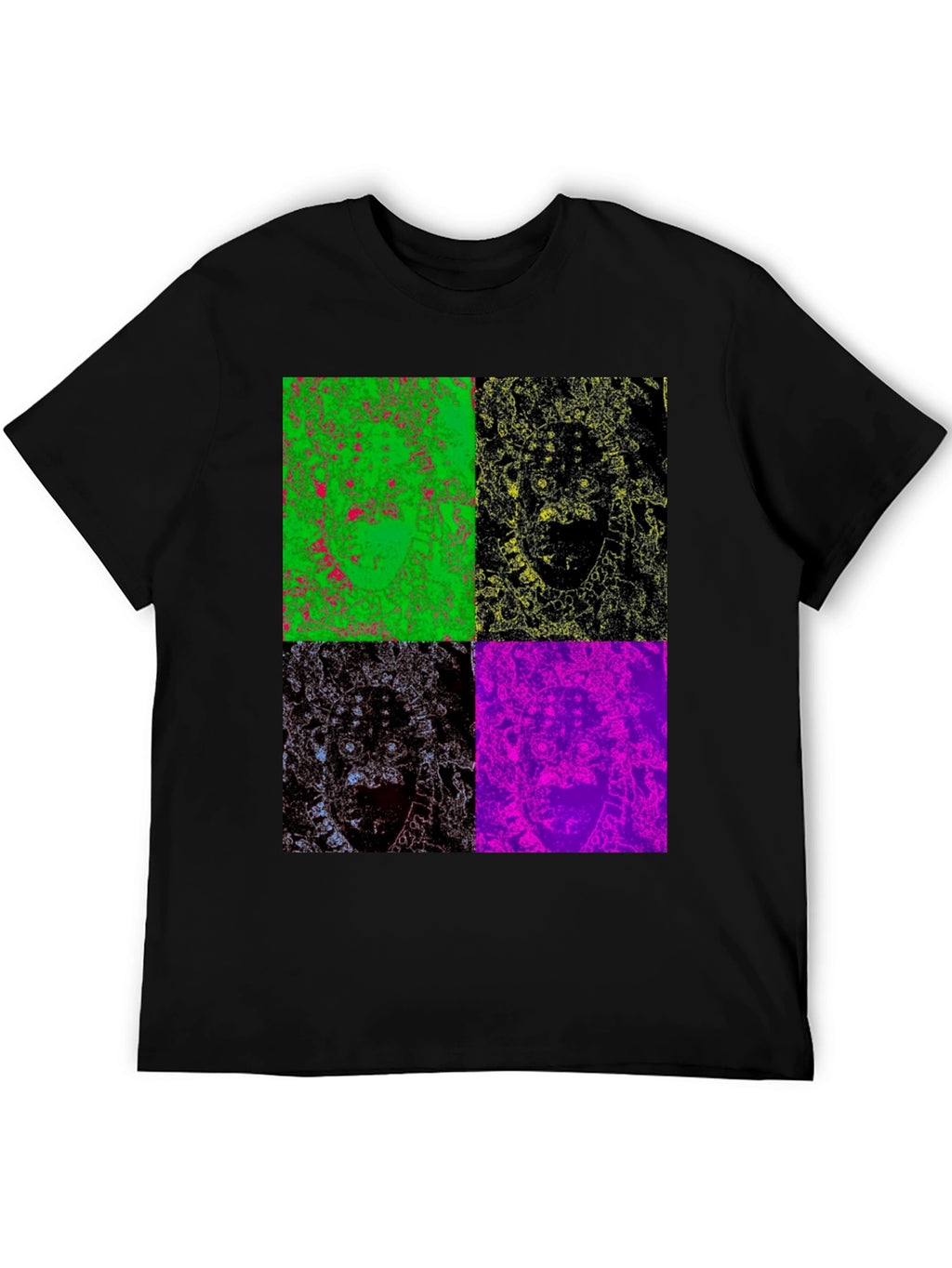 Pop Art Face T-Shirt - Bold Graphic Tee