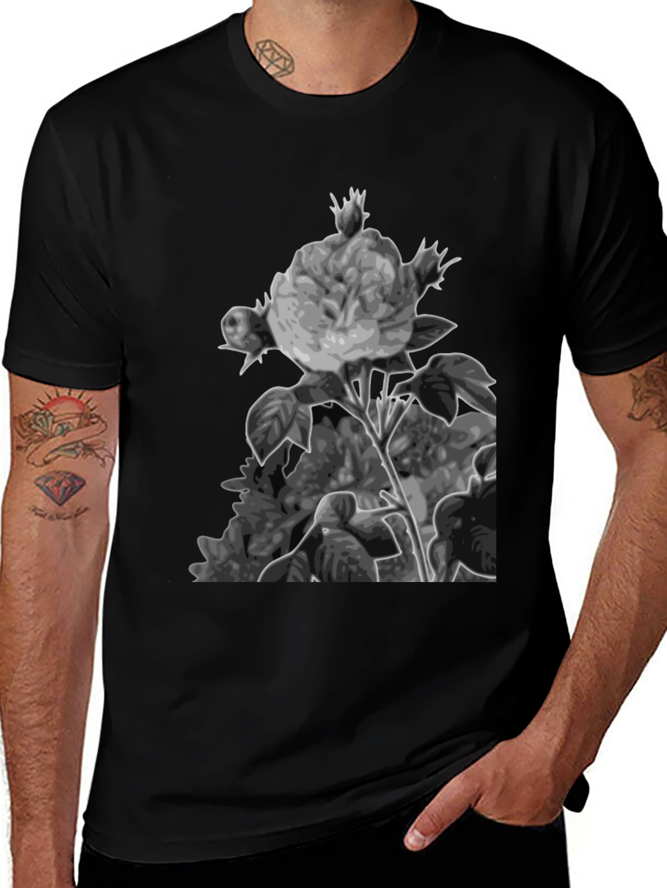 Rose Graphic T-Shirt