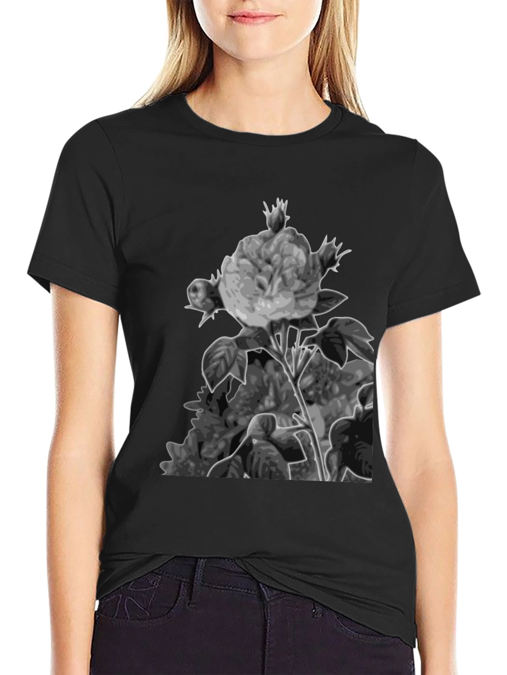 Rose Graphic T-Shirt