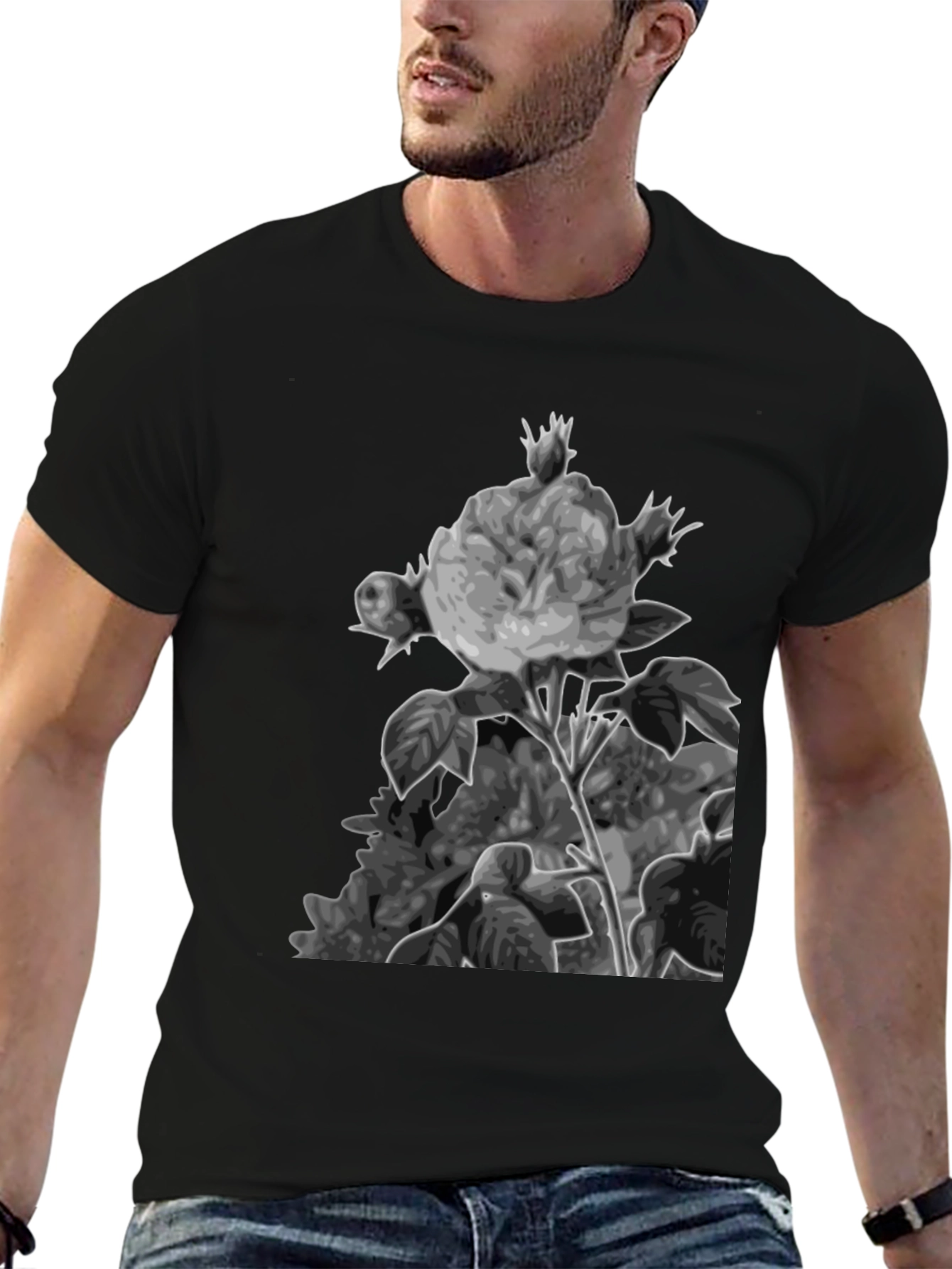 Rose Graphic T-Shirt