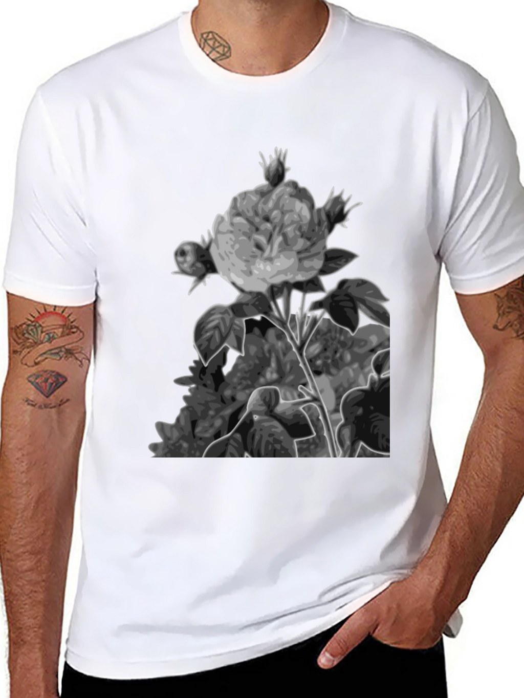 Rose Graphic T-Shirt