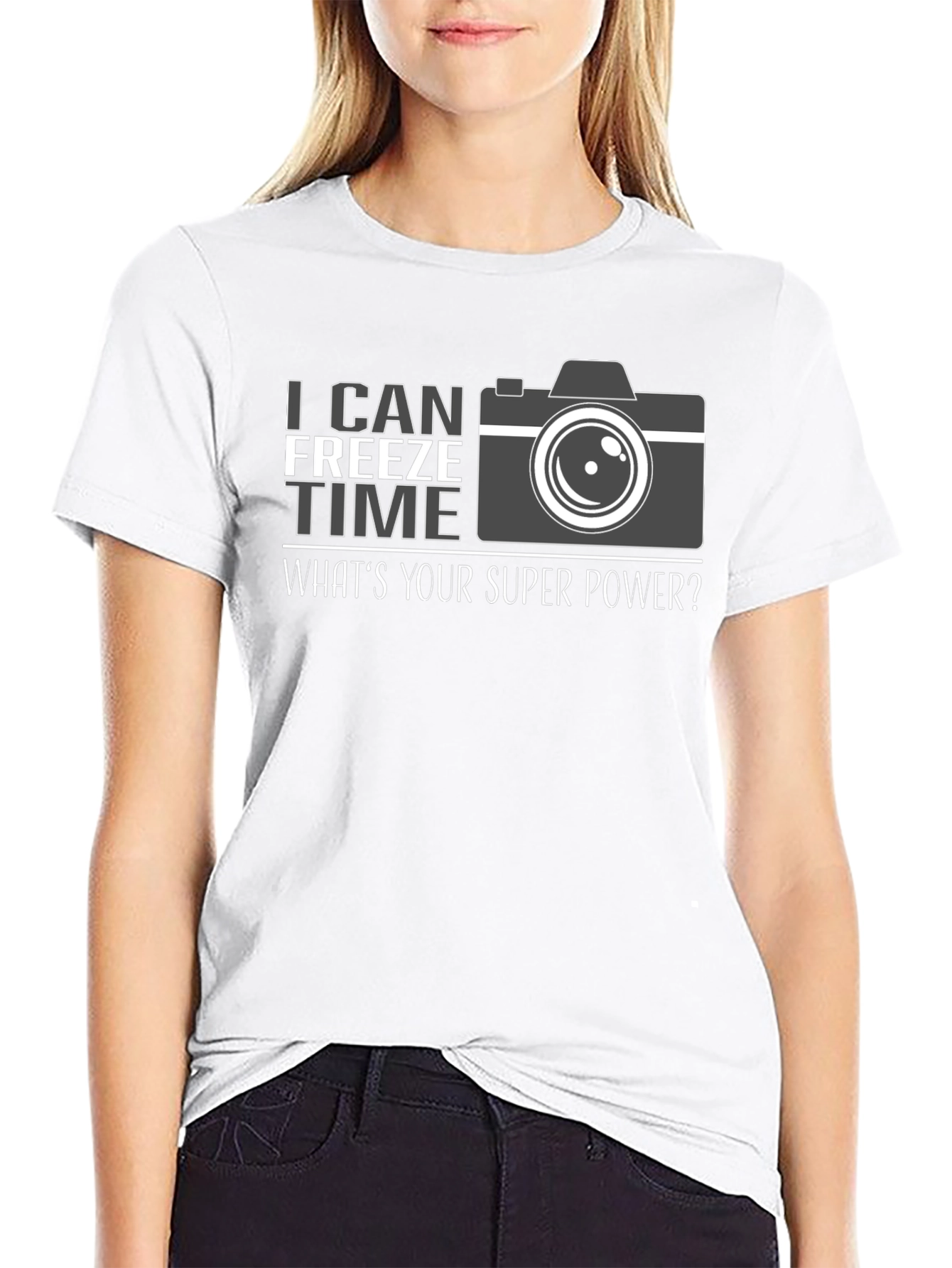 I Can Freeze Time T-Shirt Photographer Graphic Tee