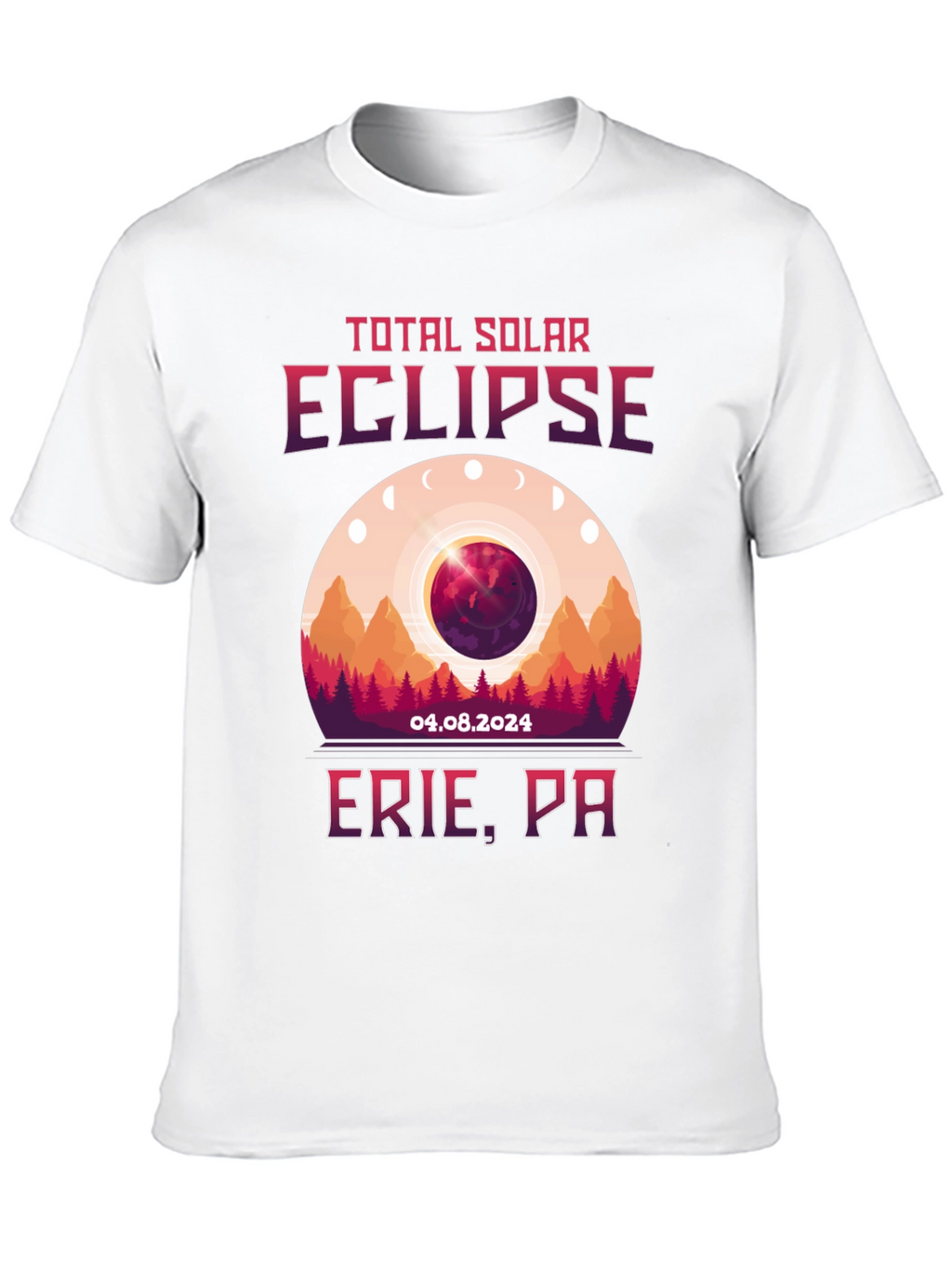 Total Solar Eclipse Erie PA T-Shirt
