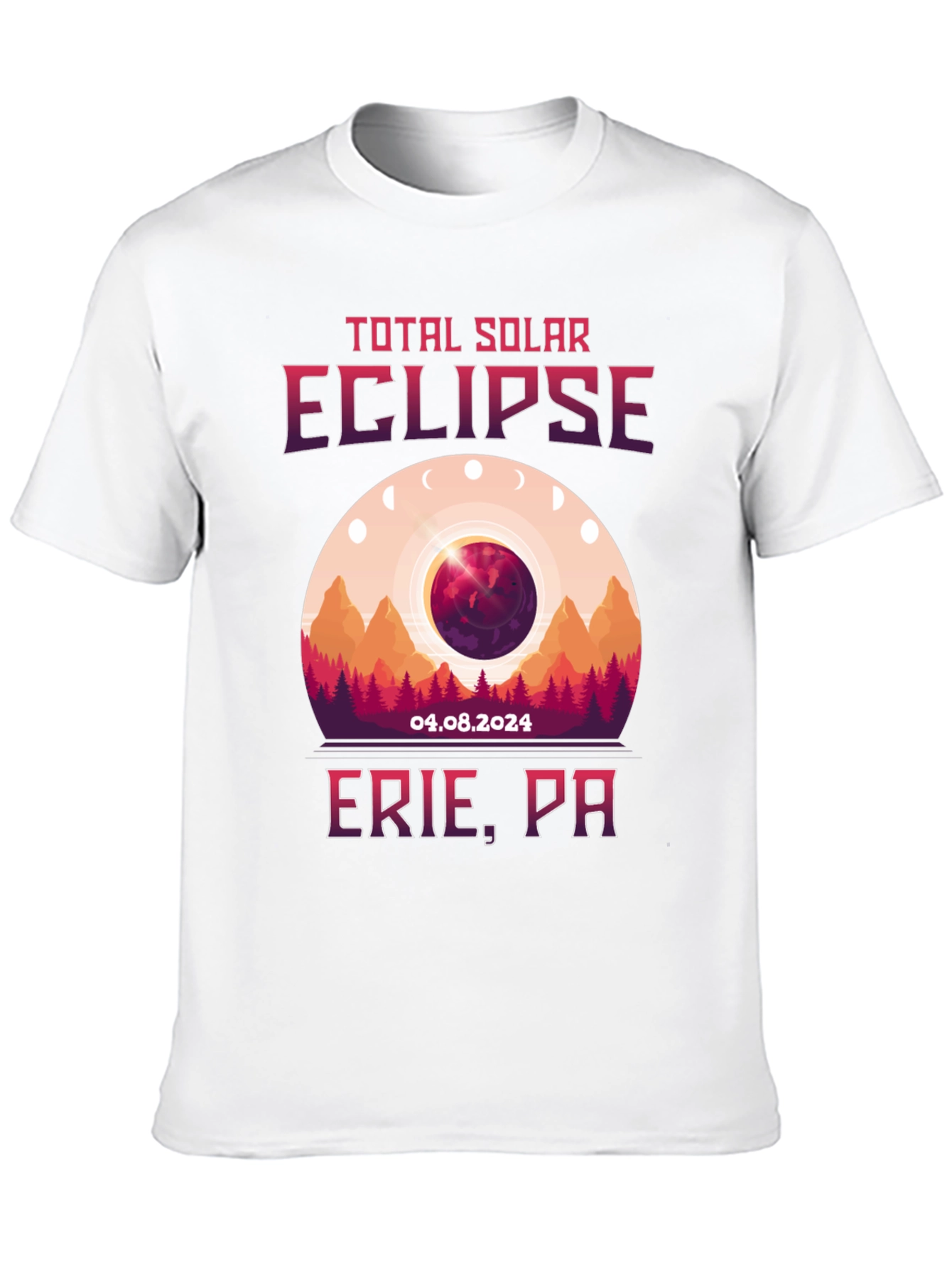 Total Solar Eclipse Erie PA T-Shirt